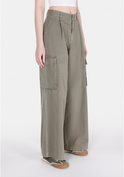 Colin's Colins Regular Fit Orta Bel Geniş Paça Kadın Yeşil Pantolon Cl1072481 Q1.v1 Kha Haki Colin's Colins Regular Fit Orta Bel Geniş Paça Kadın Yeşil Pantolon Cl1072481 Q1.v1 Kha Haki