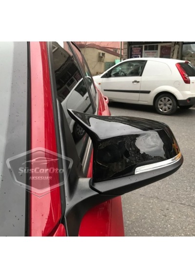 ŞüsCarOto BMW F30-F32-F20 2012-2018 Batman Yarasa Ayna Kapağı Piano Black ABS Plastik (00)