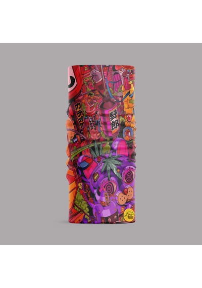 Buffalo Art Desing Çok Amaçlı Bandana Siyah
