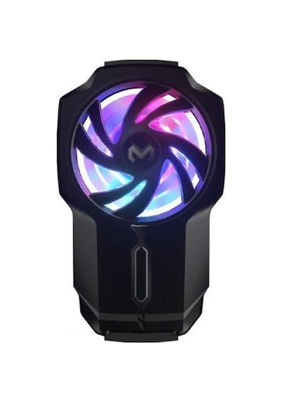 Coofbe Super Soğutucu Rgb Işıklı 700mah Şarjlı Telefon Soğutucu Fanı Ayarlanabilir Hız 6000 Devir