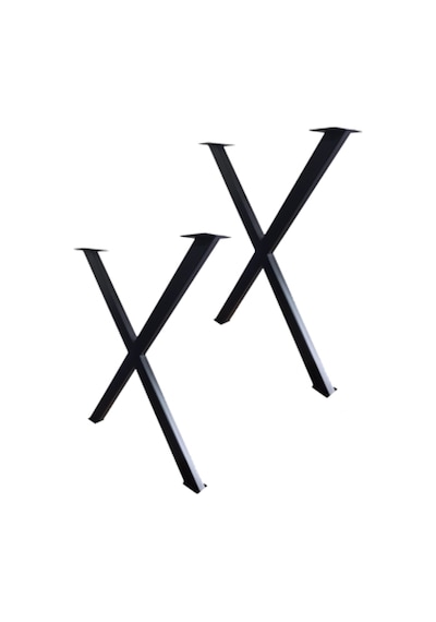 Metal Masa Ayağı Çapraz Model X Masa Ayakları 1,5 Mm Kalınlık