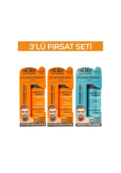 Fontenay Mat Effect Styling Revolution 2x 20 G + Instant Volumizer 20 G