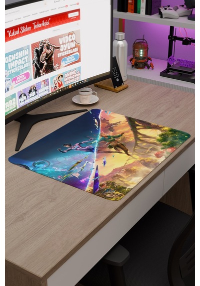 Split Fiction Kaymaz Dikişli Kauçuk Oyuncu Mousepad V1 - 48x40 Xl Gaming Mouse Pad Fare Altlığı