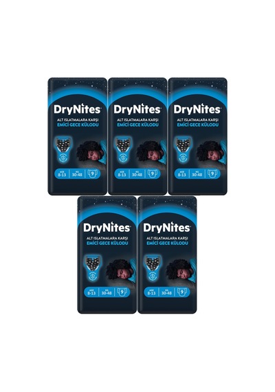 Drynites Emici Gece Külodu/külot Bez Erkek 8-13 Yaş 30-48kg Large L
