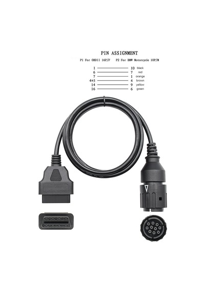 Vgate İcar BMW ICOM-D 10 PIN Arıza Tespit Motosiklet Kablosu