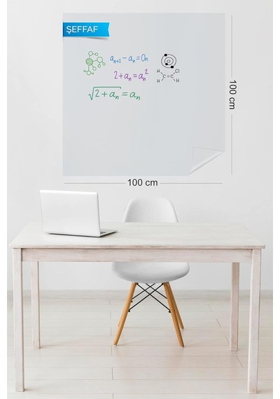 Evbuya Statik Kağıt 100 X 100 Cm Şeffaf 1 Alana 1 Hediye