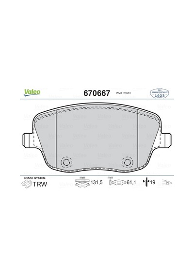 ON FREN BALATASI SEAT IBIZA IV 01 09 SKODA FABIA II 00 10 ROOMSTER 06>
