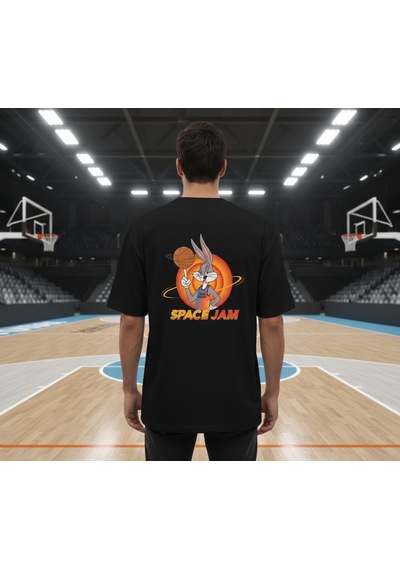 Orbit Dunker Oversize Unisex T-shirt Siyah