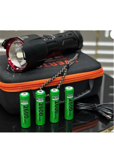 Everton Rt-t709 Çantalı Metal Fener 60w 6000 Lümen Led Gösterge 4-2600 Mah Şarjlı Pil Zoomlu