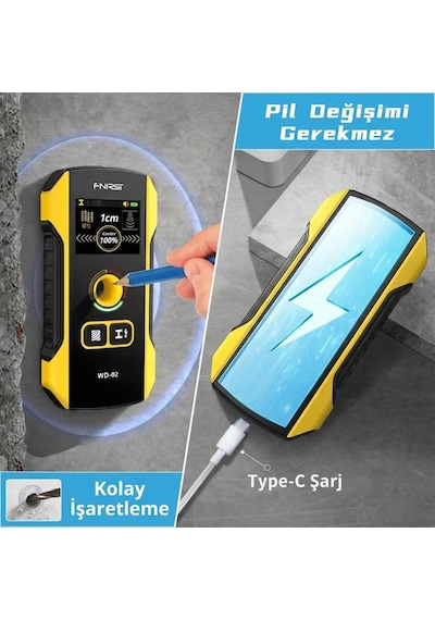 Fnırsı Wd-02 Duvar Tarayıcı Metal Dedektörü