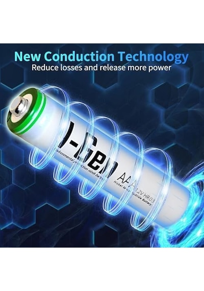 I-gen G890 8&apos Li Pil Şarj Aleti + 8 Adet Aaa 900 Mah Şarj Edilebilir Aaa İnce Şarjlı Kalem Pilli Set 1.2v Ni-mh