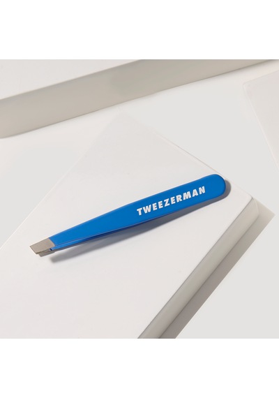 Tweezerman Mini Slant Tweezer Bahama Blue - Bahama Mavisi Cımbız