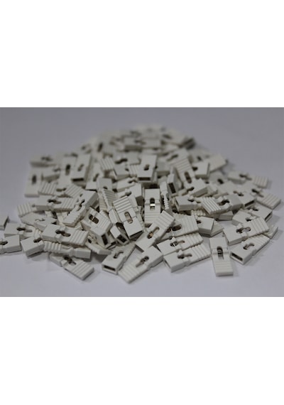 Koodmax-2 Pin 2.54Mm Uzun Tip Dişi Jumper - Beyaz 10 Adet
