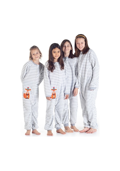 Owli Kids Kız Çocuk Polar Pijama Fox