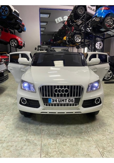 Öykü Bebek Dünyası Uzaktan Kumandalı Akülü Araba 437 Audi Jeep Beyaz
