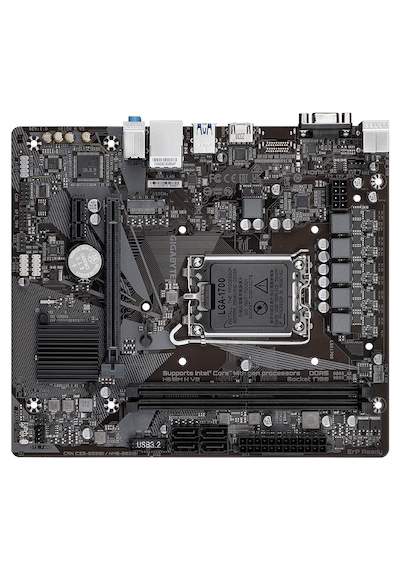 Gigabyte H610M H V2 D5 Intel H610 5600 MHz DDR5 Soket 1700 mATX Anakart
