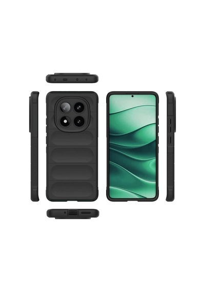 Xiaomi Redmi Note 14 Pro 4g Uyumlu Kılıf Optimum Silikon - Siyah