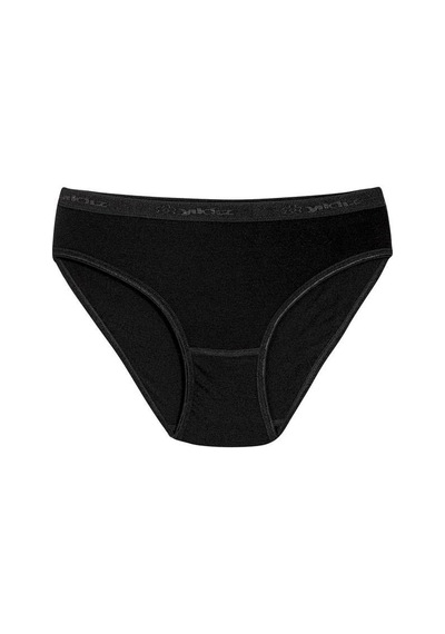 6 Adet Yıldız Bayan Bambu Bikini Külot Siyah 3956 Siyah