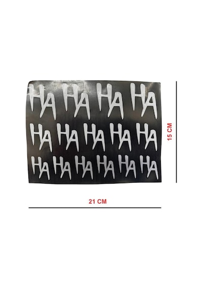 Sticker Seti A5 Hahaha 15x21cm Beyaz - Universal