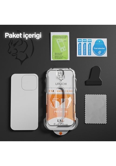 14 Pro Max 5d Glass Ekran Koruyucu