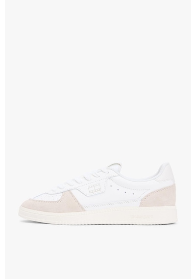 Tommy Hilfiger The Greenwich Edge Kadın Beyaz Deri Sneaker-13414 Beyaz