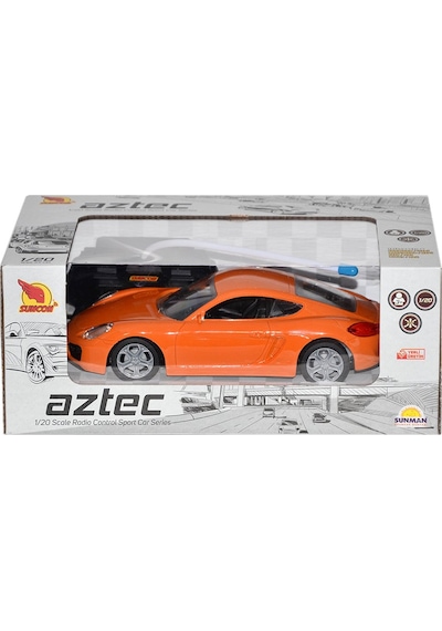 020010 1:20 Uzaktan Kumandalı Aztec Spor Araba 20 Cm