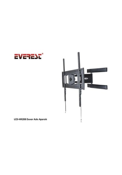 Everest Lcd-hr208 26" 42" Güvenlik Kilitli Açı Ayarlı Duvar Tipi Askı Aparatı