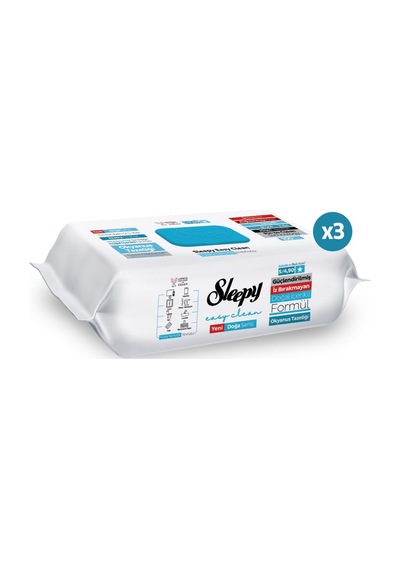 Sleepy Ocean Yüzey Temizlik Havlusu Mendili Okyanus Tazeliği 3x100 300 Yaprak Diğer