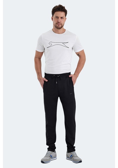 Slazenger Variable Erkek Cepli Siyah Eşofman Altı Siyah