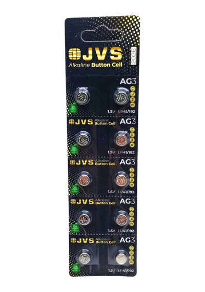 Jvs Ag3 1.5v Lr41 Saat Pili 10 Lu Paket