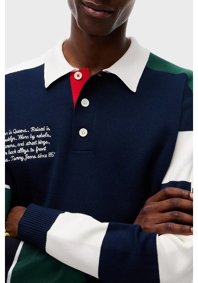 Tommy Jeans Logolu Regular Fit Düğmeli Polo Yaka Kazak Erkek Kazak Dm0dm23570 C1g Lacivert Tommy Jeans Logolu Regular Fit Düğmeli Polo Yaka Kazak Erkek Kazak Dm0dm23570 C1g Lacivert