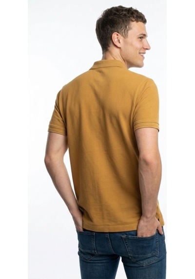 Regular Fit Erkek Polo K.kol Camel