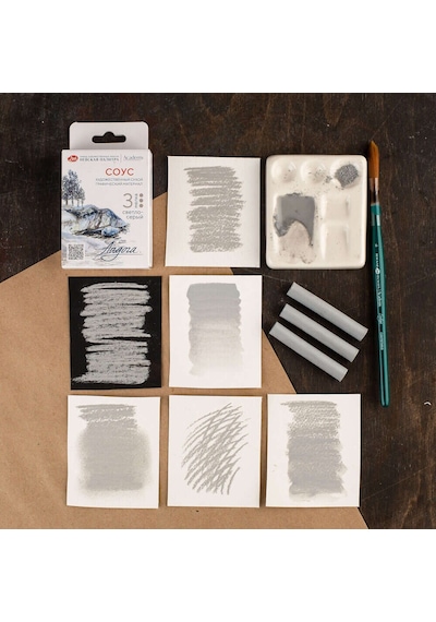 St. Petersburg Ladoga Chalk Çizim Tebeşiri 3lü Light Grey 2711422301