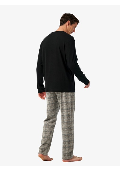 Blackspade Erkek Termal Pijama Takımı 40985 - Siyah