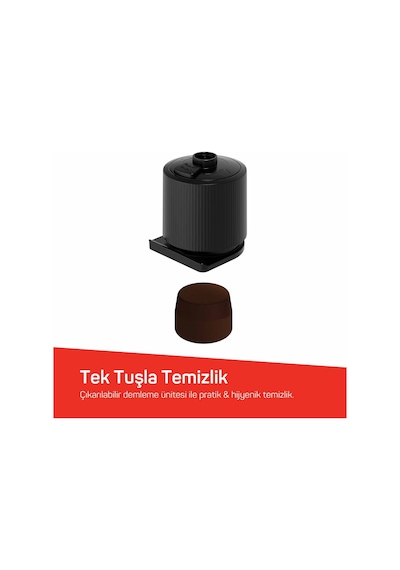 Arzum OK0047 Okka Barista Compact 1400 W Süt Hazneli 15 Bar Basınçlı Otomatik Espresso Makinesi