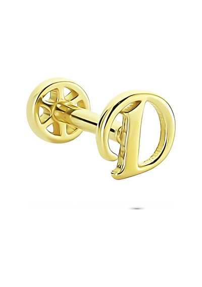 Glorria Altın D Harfi Tragus Piercing 87803336