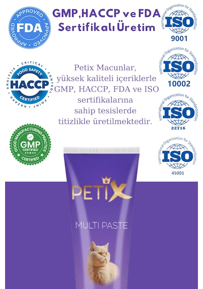 Petix Multivitamin Kedi Macunu ve Tüy Yumağı Önleyici 2 x 100 G