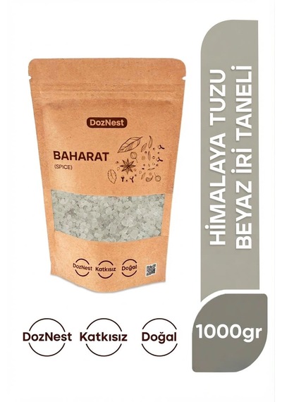 Doznest Himalaya Tuzu Beyaz İri Tane 1 Kg