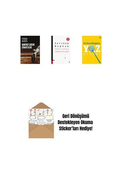 Haberci Çocuk Cinayetleri + Tehlikeli Temayüller + Yaz Kitabı + Okuma Sticker'ları