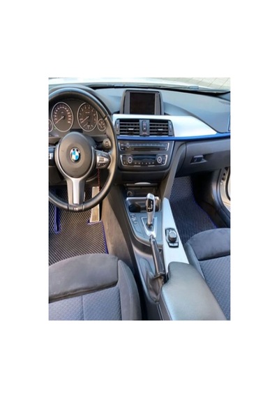 Bmw 3 Serisi F30 Kasa Eva Paspas Takımı Siyah-mavi Şerit Siyah