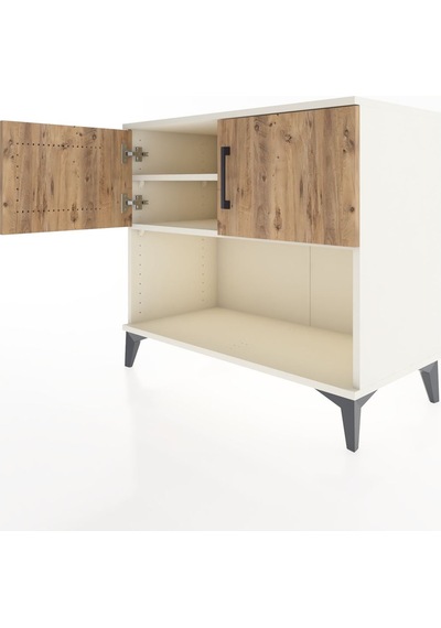 Hyperion Şifonyer 2 Raflı 2 Kapaklı 88x44x80 Aytaşı-çam Aytaşı