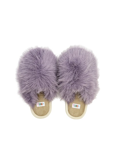 Twigy Ella Peluş Kadın Ev Terliği Lila 37/41