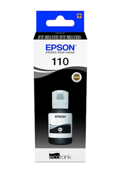 Epson 110 Ecotank Pigment Black Ink Bottle Siyah Mürekkep Şişesi