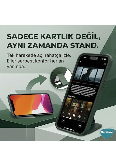 Microsonic Xiaomi 15t Kılıf Pocketpro Litchi Lacivert -
