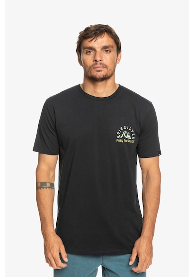 Quiksilver Quıksılver Orıgınalbarrel Erkek Siyah T-shirt Siyah