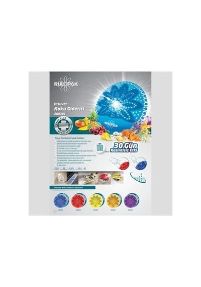 Rulopak Pisuvar Süzgeci Koku Giderici 4 Adet Mango 55gr.büyük Boy Rulopak Logolu ,1388 Abundance Prosperity
