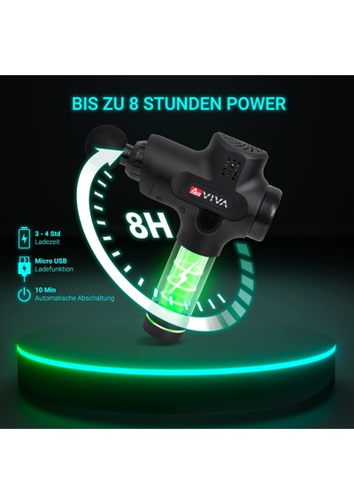 Asvıva Mgn1 Physiovibe Pro Masaj Tabancası Ve Isıtma Başlıklı Masaj Tabancası, 7 Masaj Başlığı, Değiştirilebilir Pil 2400 Mah Ve Usb Şarj Fonksiyonu Asvıva Mgn1 Physiovibe Pro Masaj Tabancası Ve Isıtma Başlıklı Masaj Tabancası, 7 Masaj Başlığı, Değiştirilebilir Pil 2400 Mah Ve Usb Şarj Fonksiyonu
