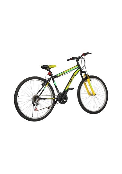 Belderia Tec Titan 24 Jant 21 Vites Dağ Bisikleti 48 Cm Sarı / Siyah Siyah - Yeşil