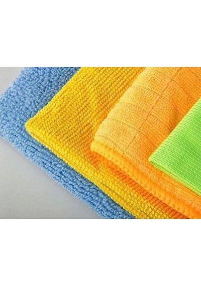 Cam Silme Toz Alma Mikrofiber Temizlik Bez Set 4'lü