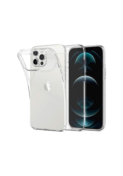 Logis Apple Uyumlu iPhone 12 Pro Max 6.7" Şeffaf Kılıf Silikon Koruma